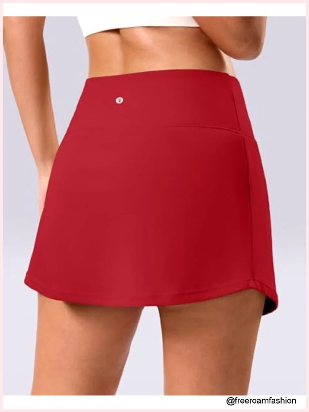 Women's High Waisted Skort with Built-in Shorts 14in A-Line Athletic Tennis Golf